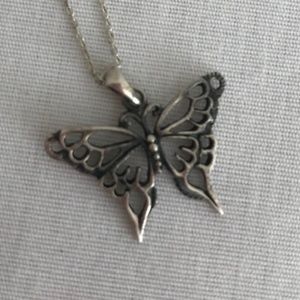 925 Butterfly Necklace